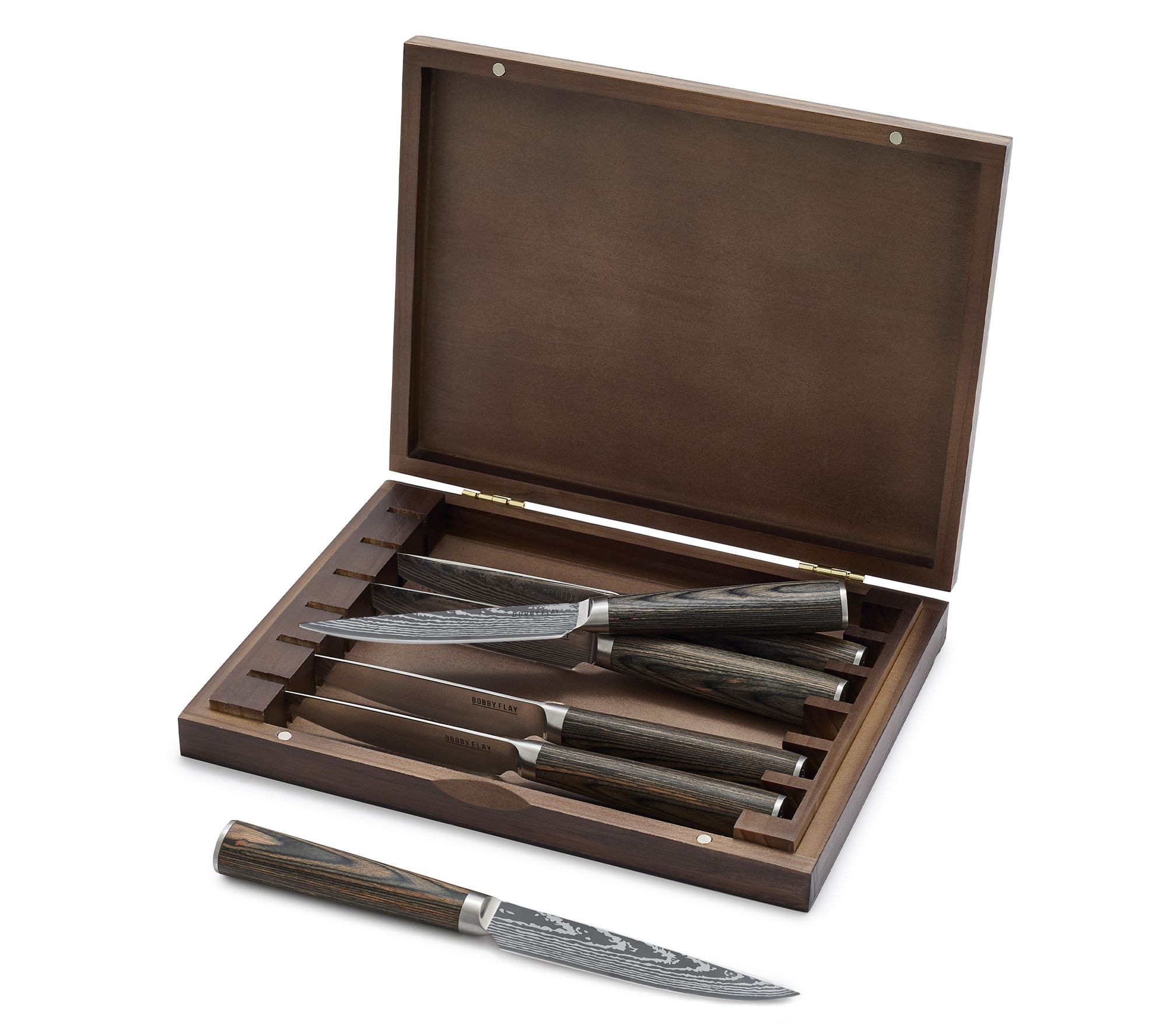 Bobby Flay by GreenPan Stainless Steel 6-pc Stek Knife Set