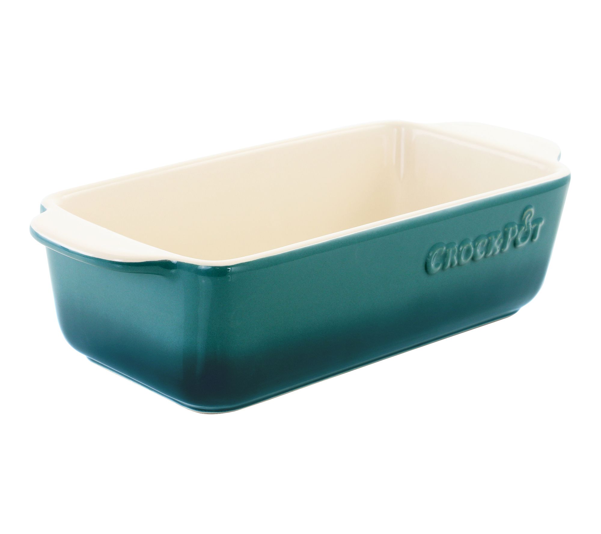 Crock Pot Artisan 1.25qt Rectangular StonewareBake Pan Teal