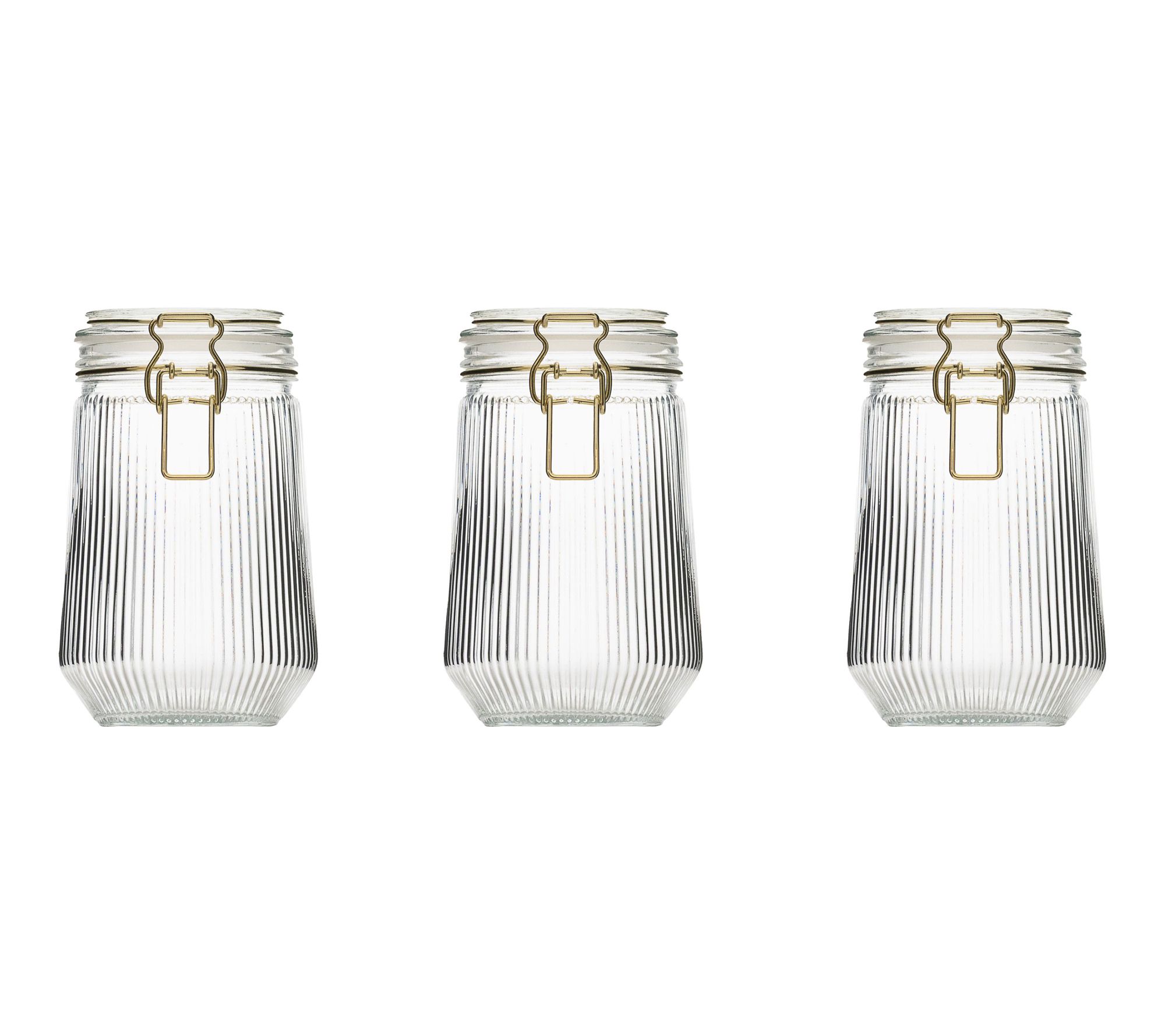 10 Strawberry Street Set of 3 Delancey Small Canisters