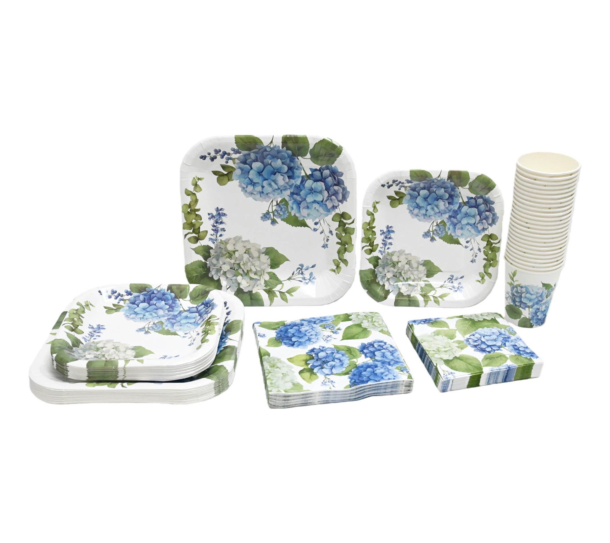 Temp-tations 120-Piece Disposable Paper Party Set