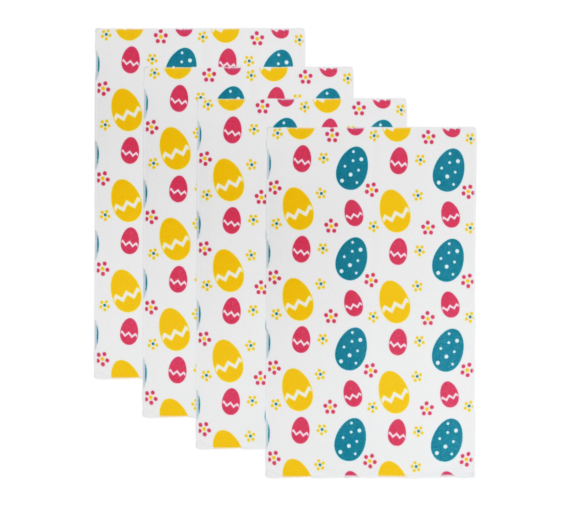 "As Is" Temp-tations Seasonal Set/4 Microfiber 15" x 25" Towel