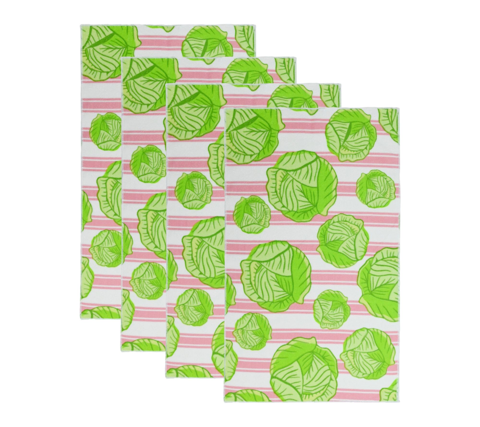 "As Is" Temp-tations Seasonal Set/4 Microfiber 15" x 25" Towel