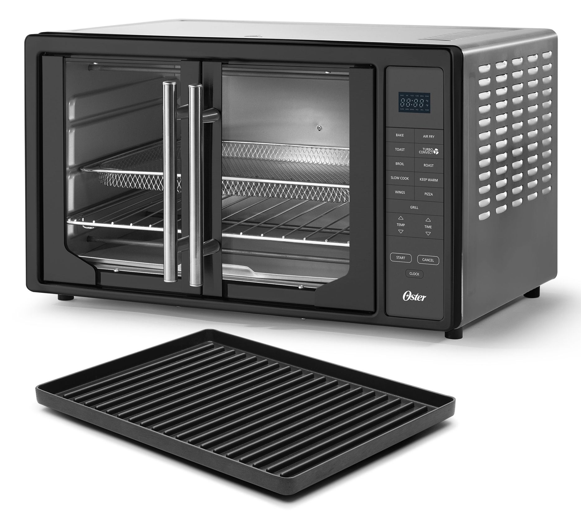 Oster XL 11-in-1 Digital French Door Air Fry & Grill Convection Oven -  QVC.com