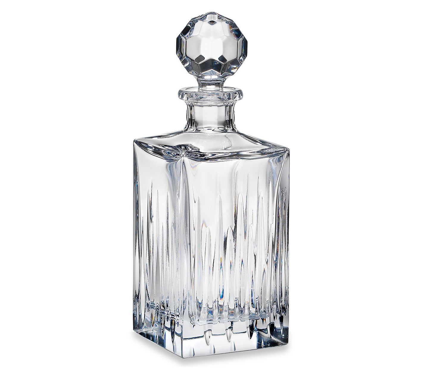 Reed and Barton Soho Crystal 26-oz Square Decanter