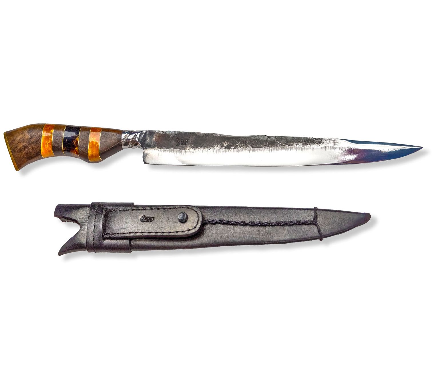 Brazilian Flame 10-inch Stainless Steel Treasure Luxor Knife