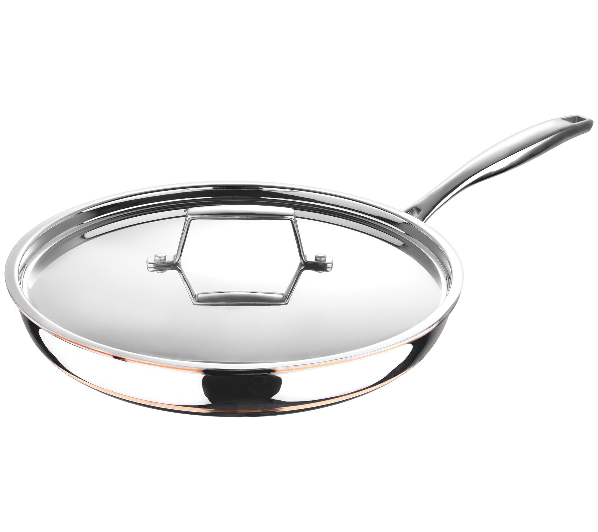 BergHOFF Belly 18/10 Stainless Steel 9.5 Skillet with Lid - Silver
