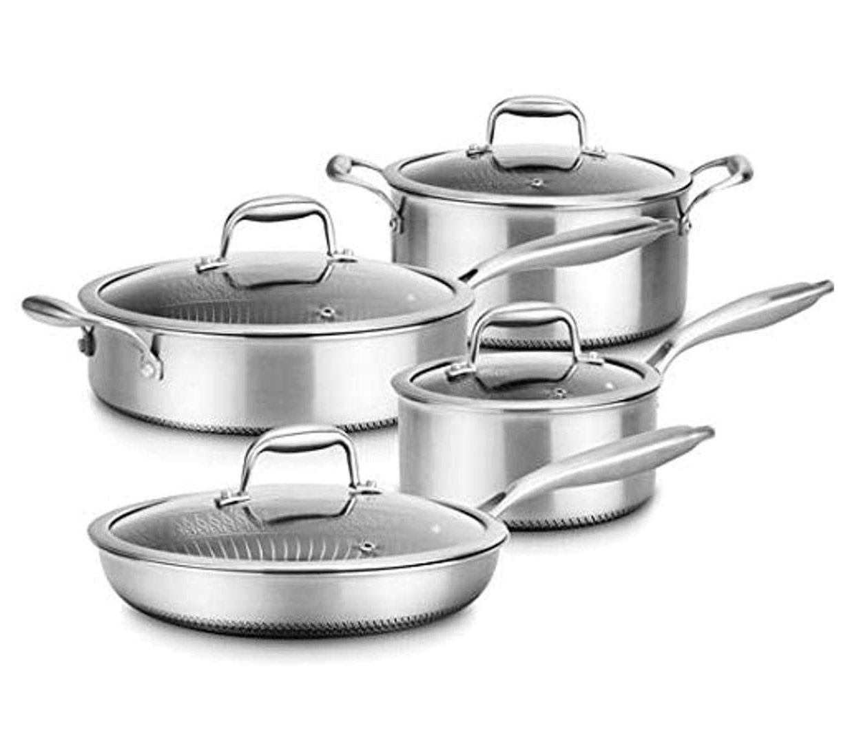 NutriChef 3 - Piece Non-Stick Aluminum Cookware Set & Reviews