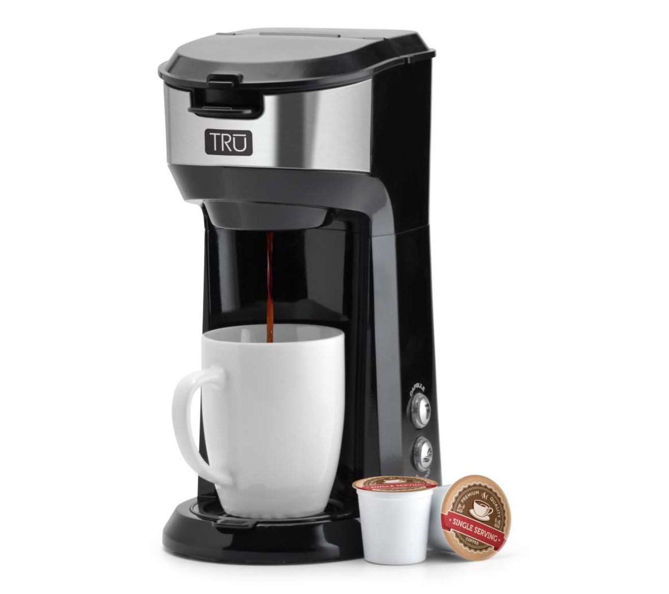 TRU Dual Brew Single-Serve Coffee Maker