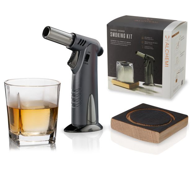 Viski 3-piece Alchemi Barrel Board Smoking Set
