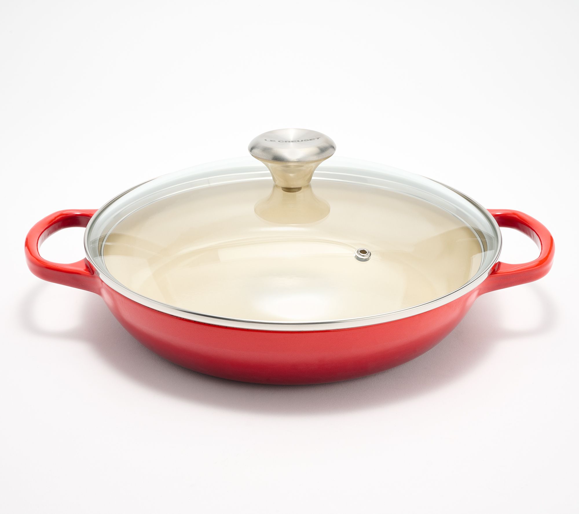 Le Creuset 2.25-qt Signature Cast Iron Braiser w/ Glass Lid