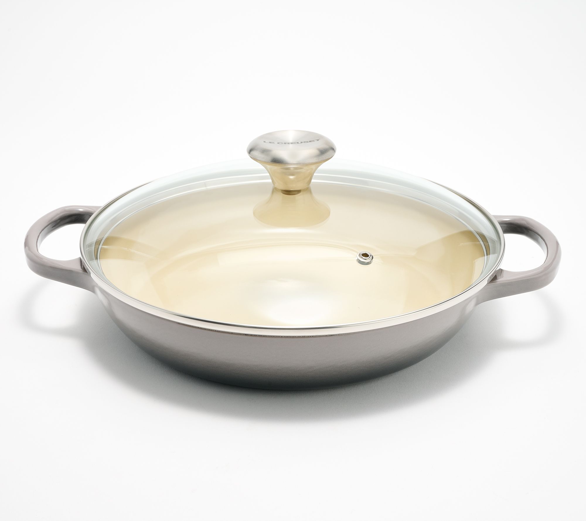 Le Creuset 2.25-qt Signature Cast Iron Braiser w/ Glass Lid