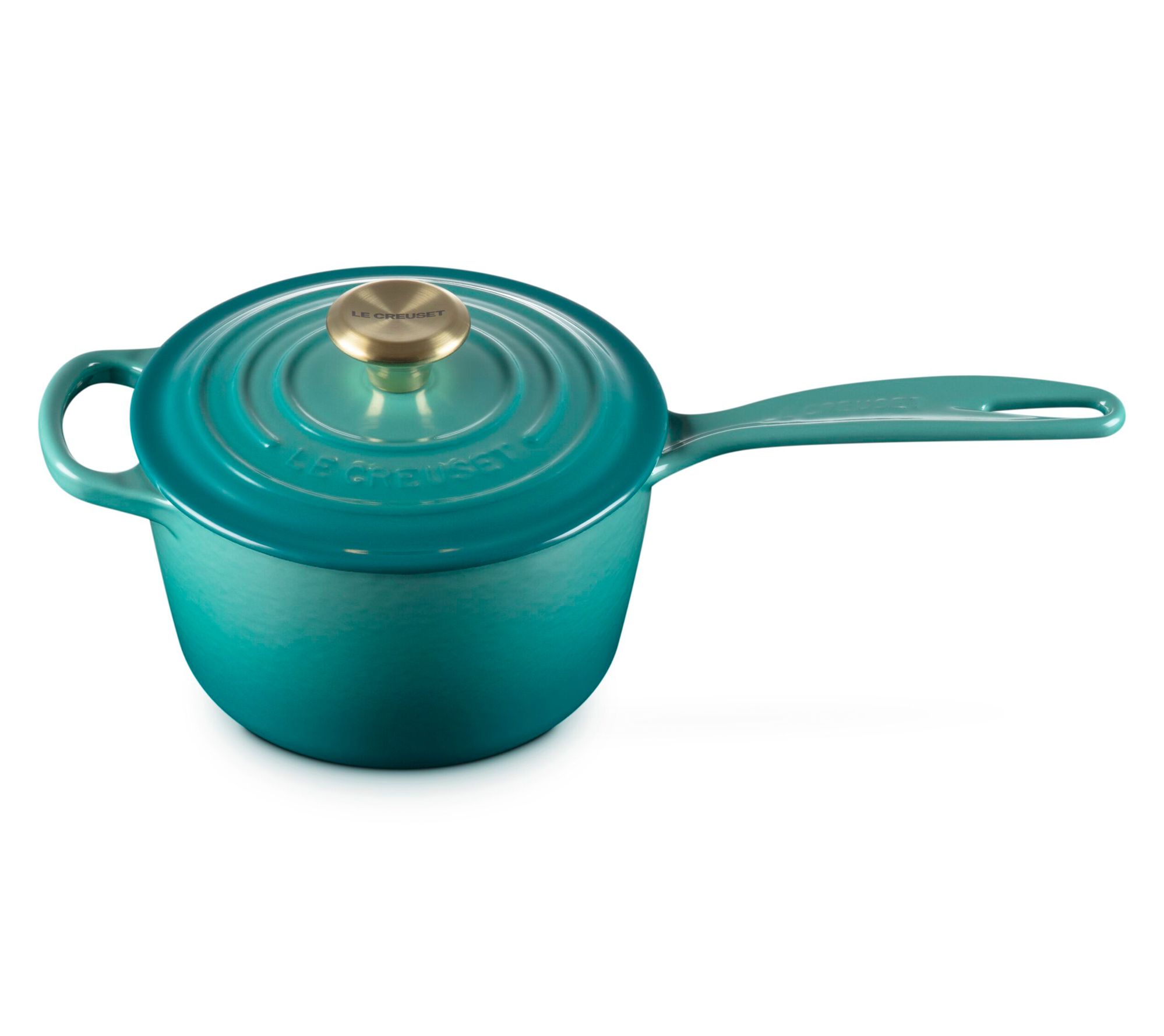 Le Creuset Signature 1.75-qt Iron Handle Saucep  an