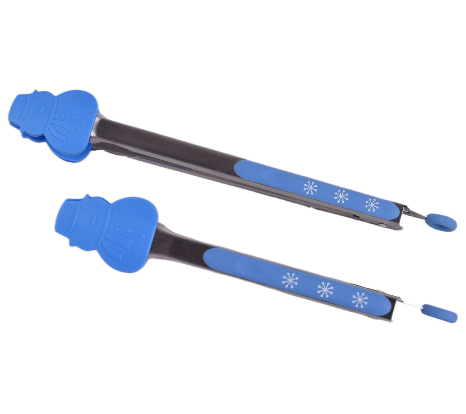 "As Is" Temp-tations Special Edition Set/2 10" & 13" Figural Tongs