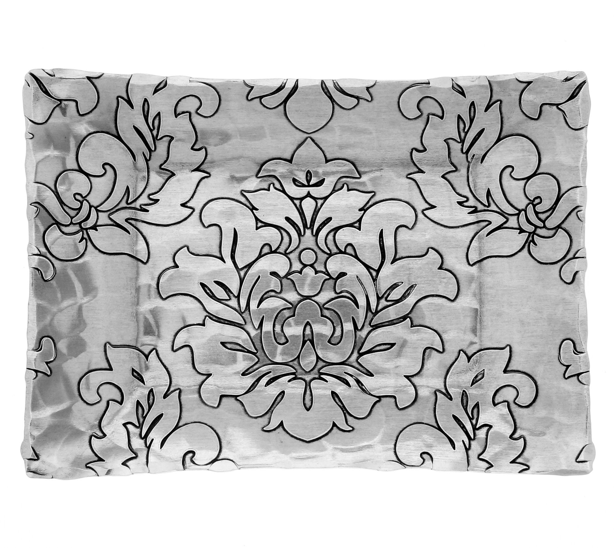 Wendell August Vintage Damask Design Truffle Tray