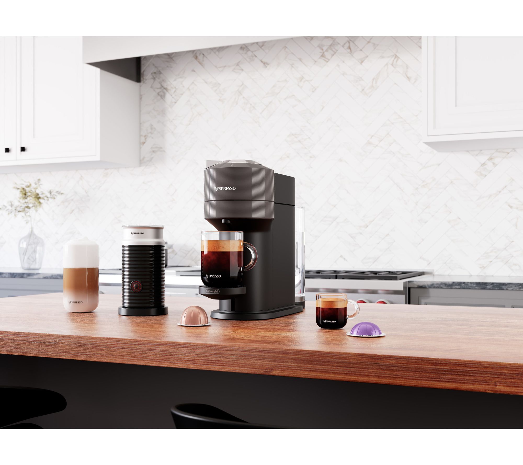 【2024年式、2000円クーポン付】NESPRESSO VERTUO NEXT Nespresso Vertuo Next Coffee/Espresso Maker w Frother and