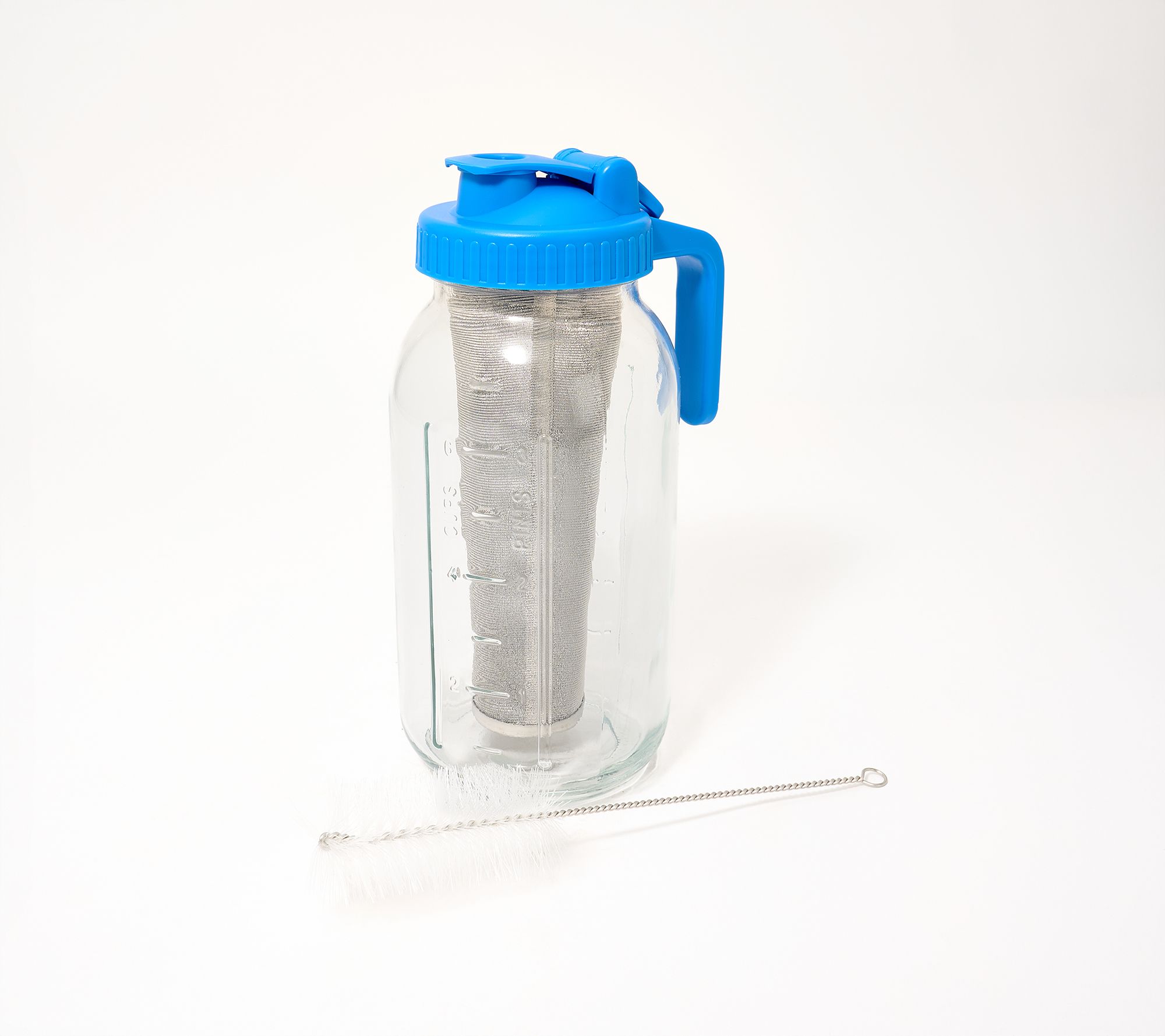Prepology 64-oz Glass Mason Jar Pitcher w/ Accessory Kit