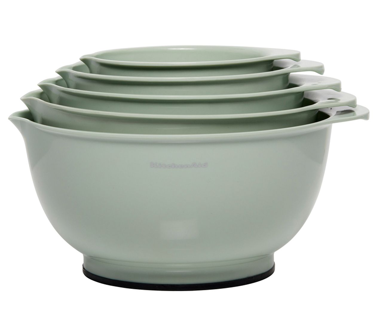 Plastic Mixing Bowls Sets with Handles 2.5 Qt Large, Lightweight