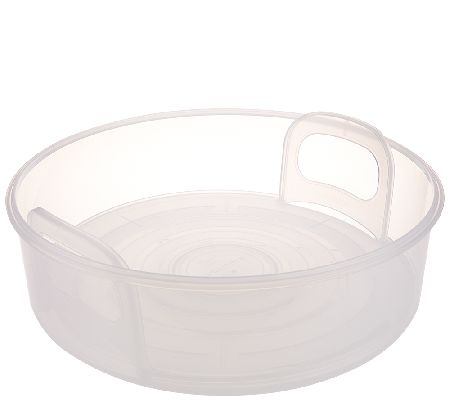 LocknLock Round or Square Cake Carrier on QVC 