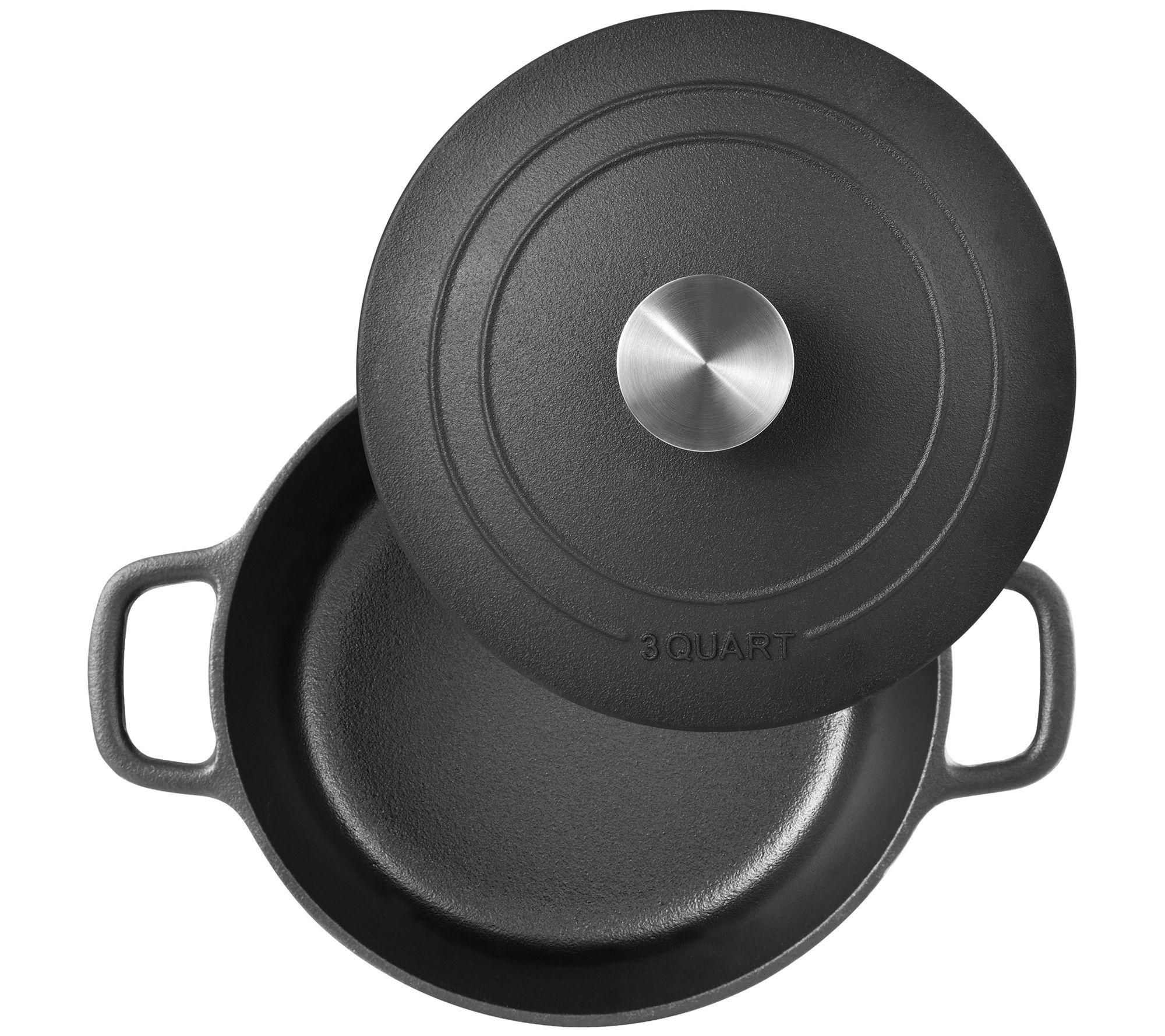 Crock-Pot Artisan 7-qt Round Cast-Iron Dutch Oven - Slate Gra 