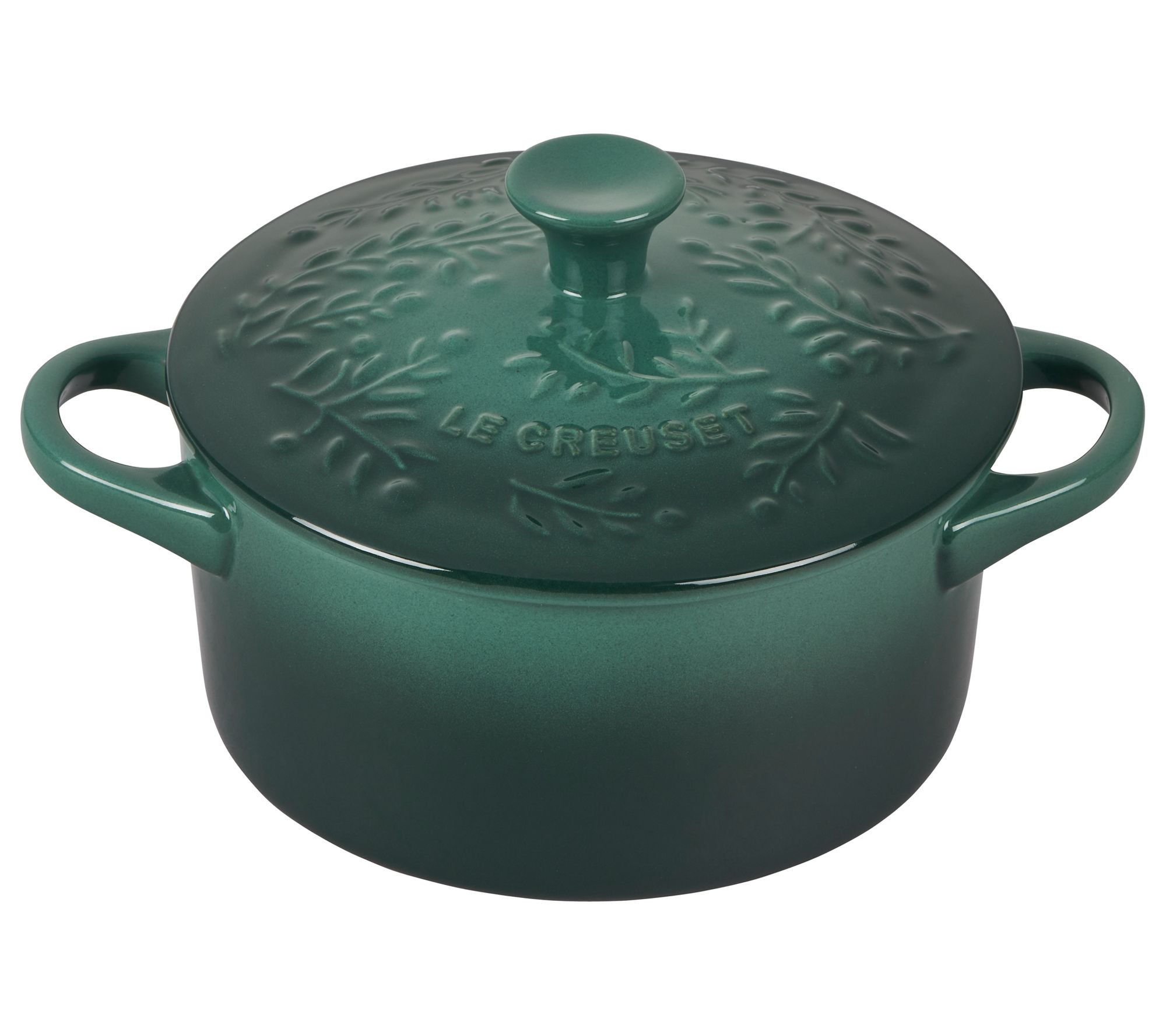 Le Creuset 24-oz Olive Branch Collection Round Cocotte