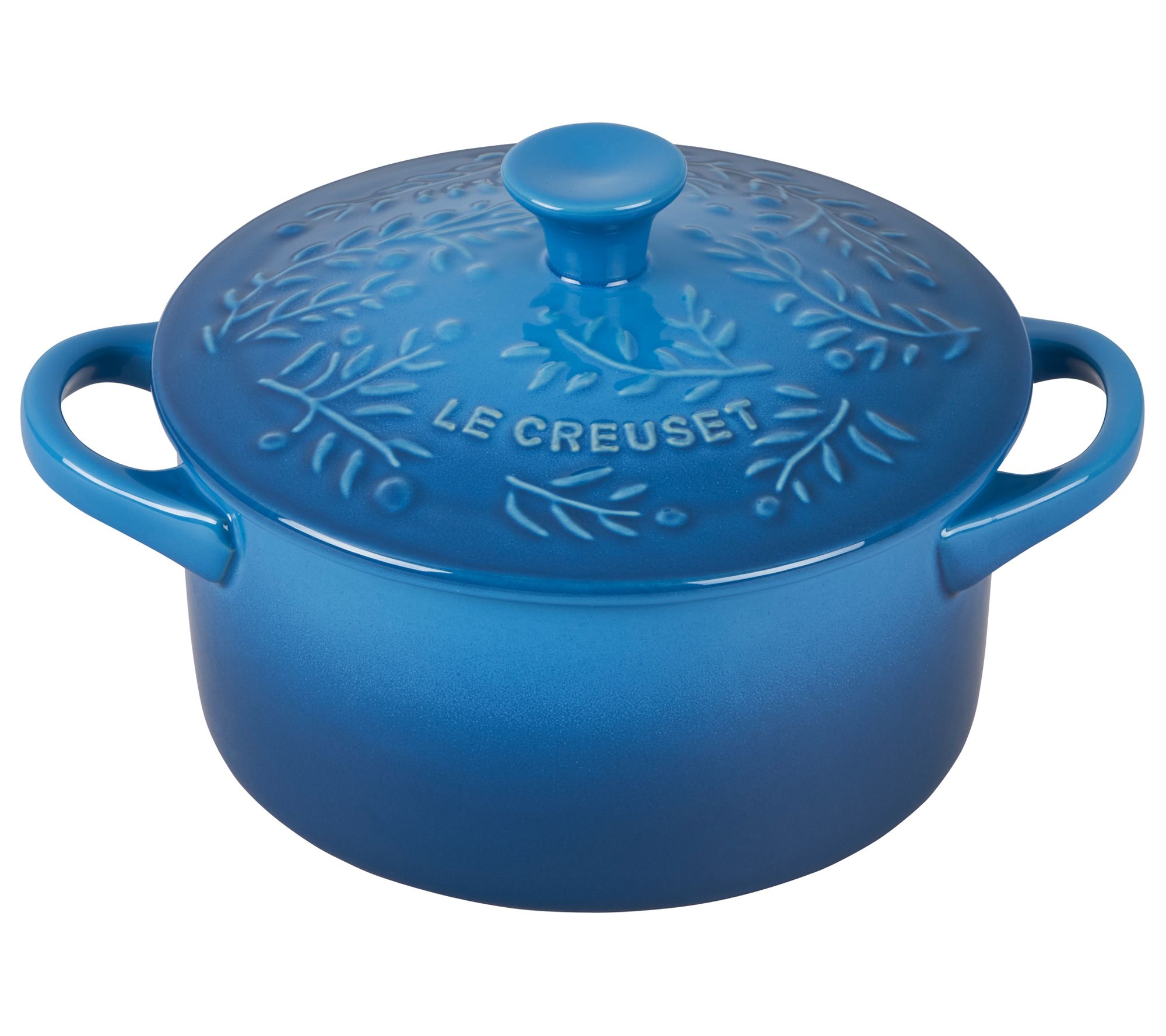 Le Creuset 24-oz Olive Branch Collection Round Cocotte