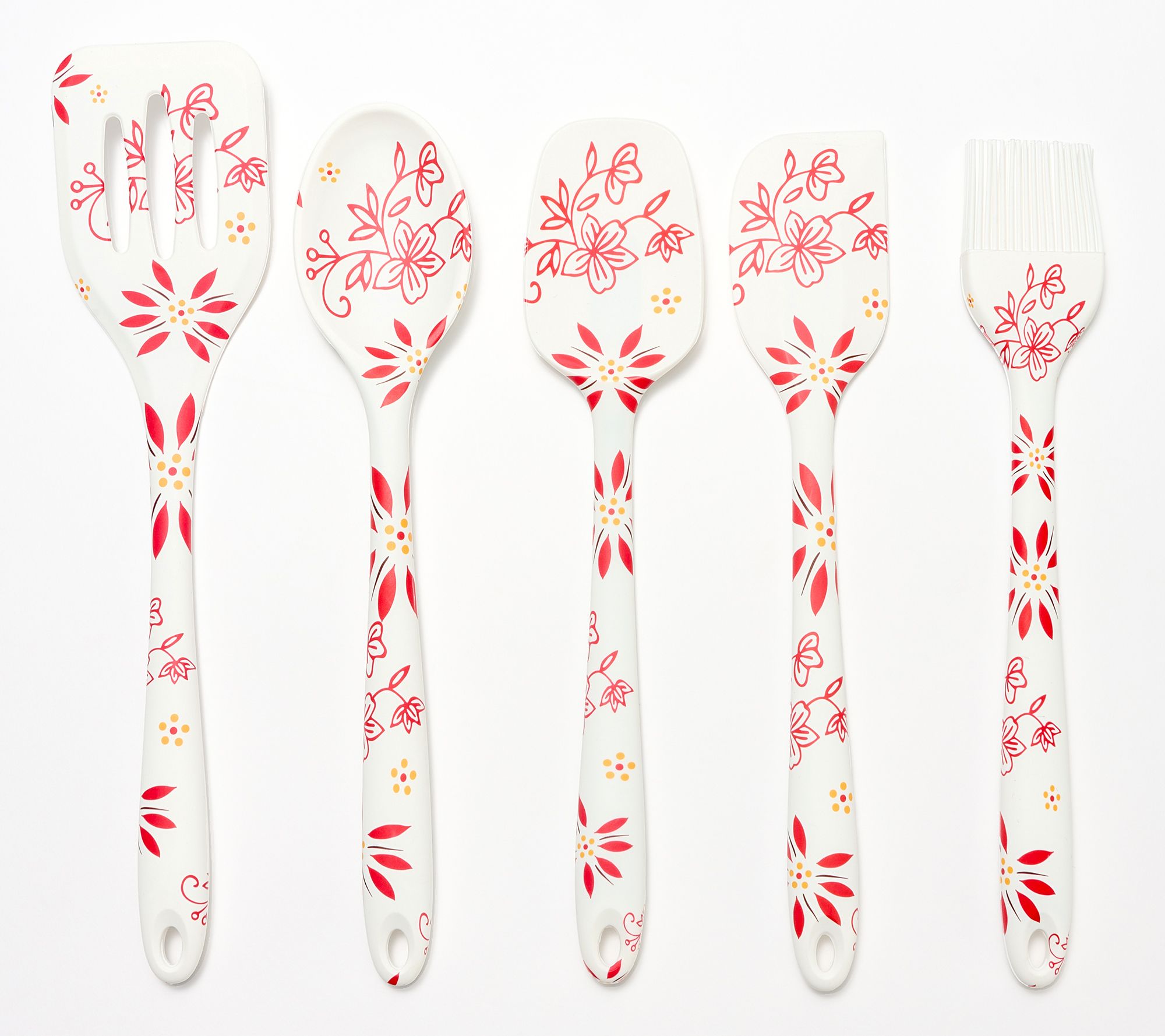 Temp-tations Classic Set of (5) Silicone Utensils