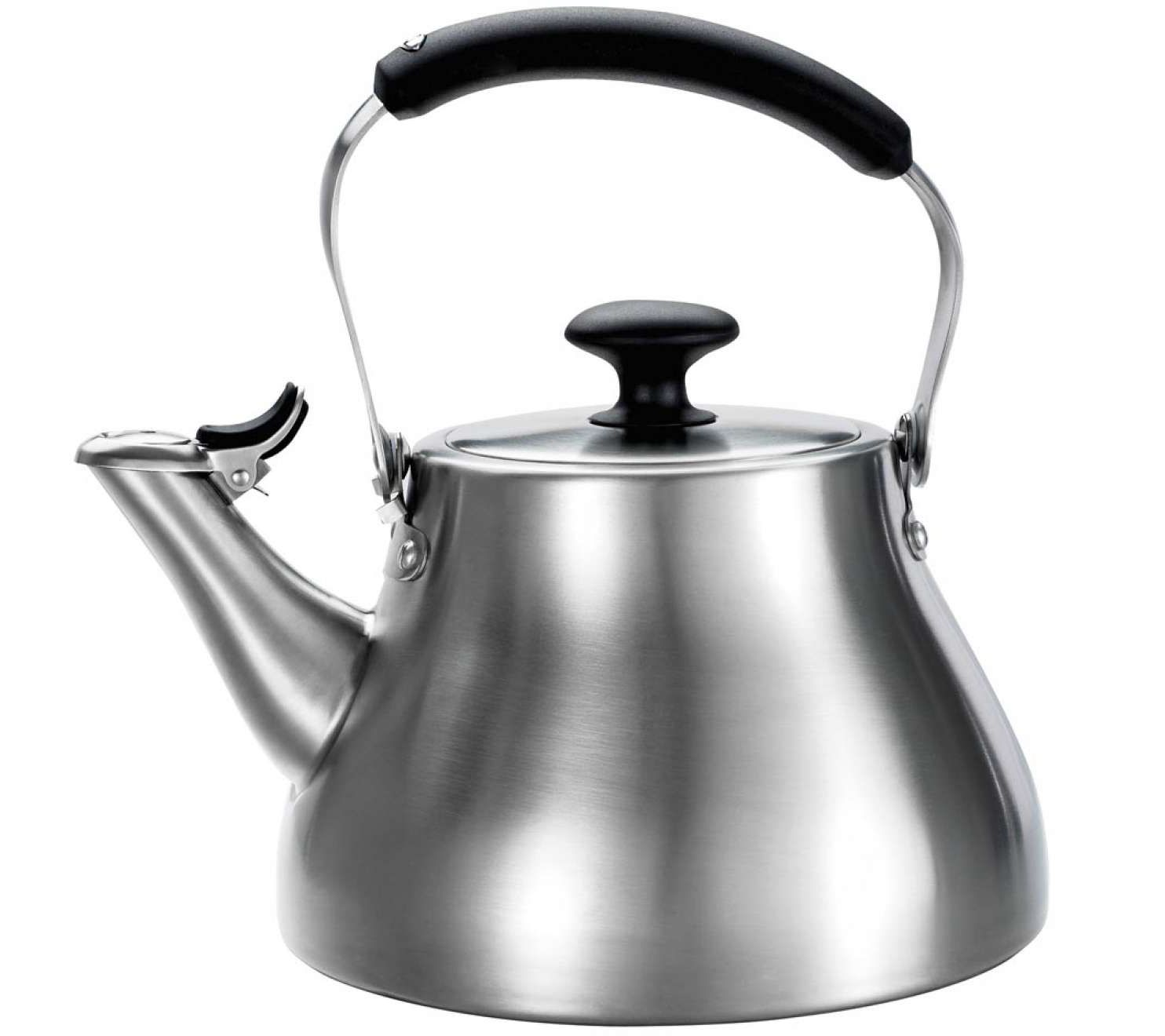 Cuisinart Prodigy 2 Quart Enamel Whistling Tea Kettle, Red