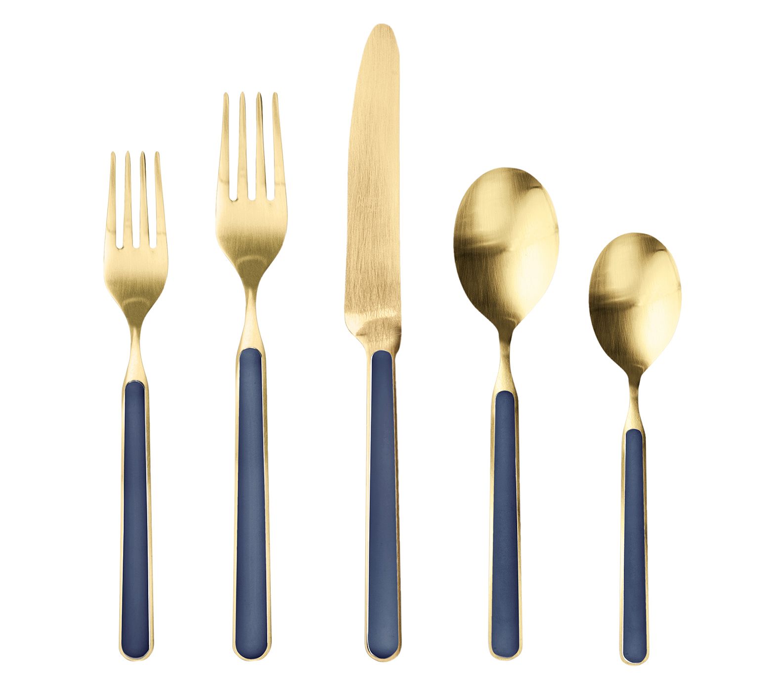 Mepra 20pc Fantasia Ice Gold Flatware Set