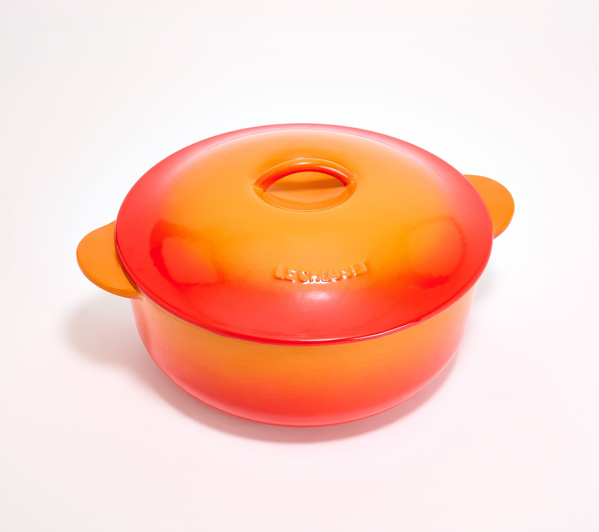 "As Is" Le Creuset Heritage 4-qt Enameled Cast Iron Round Oven