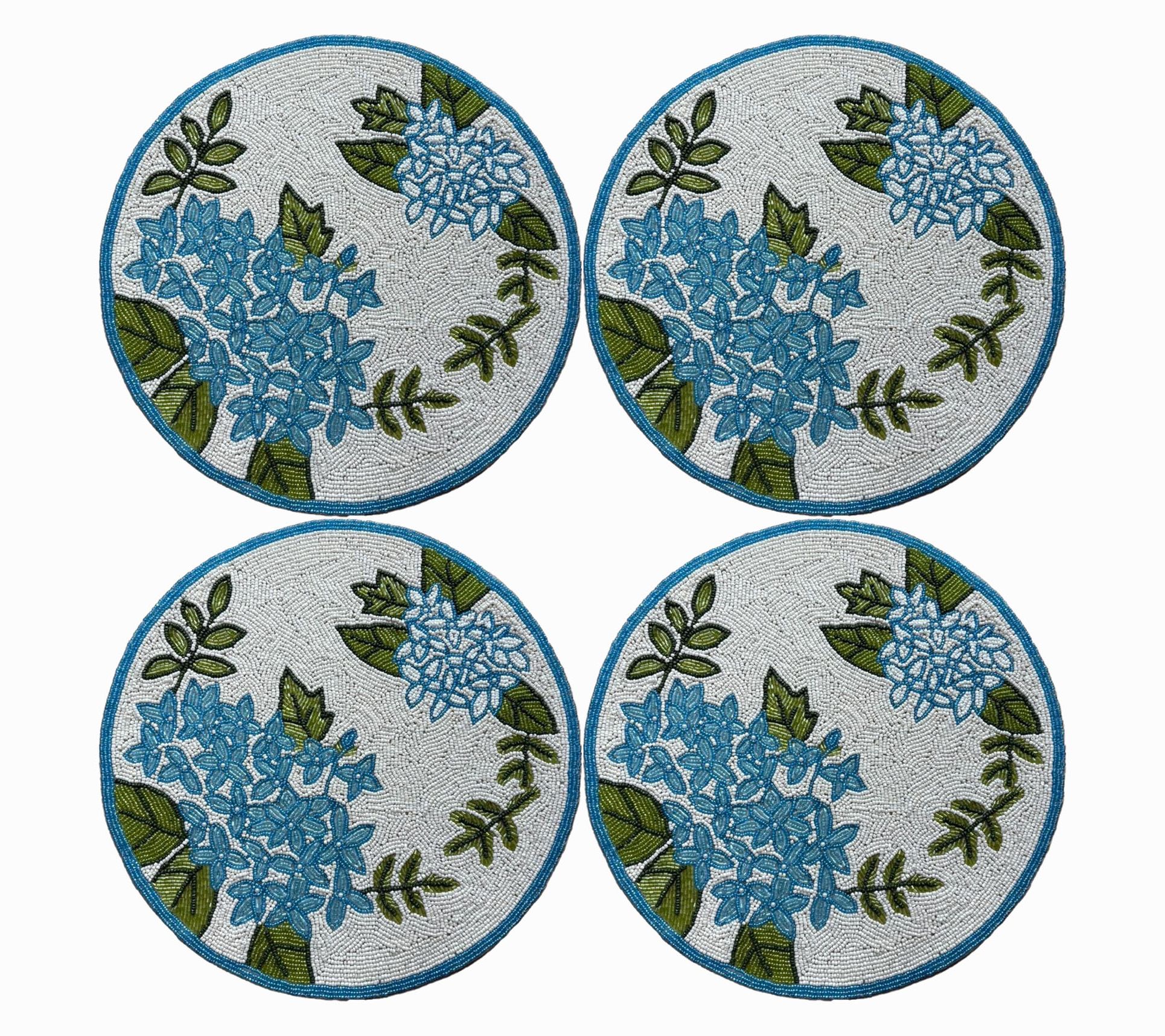 Temp-tations Seasonal Set of (4) Beaded Placemats