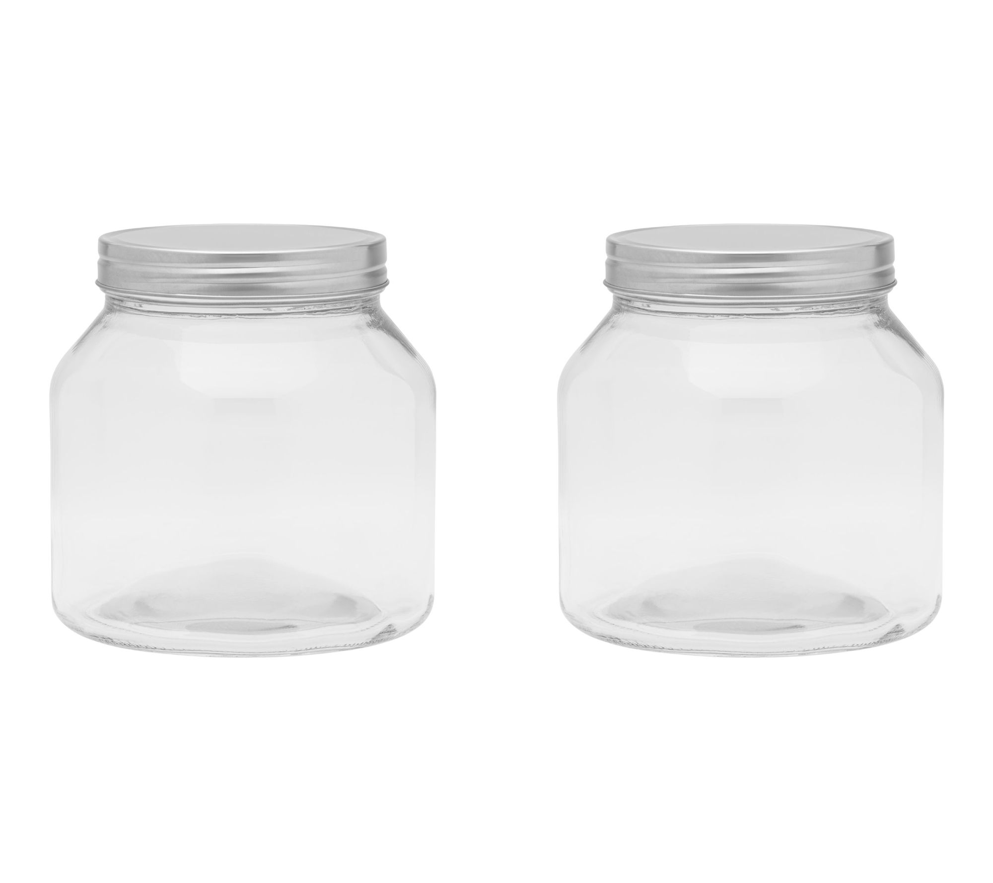 10 Strawberry Street Set of 2 Branson Glass Canisters