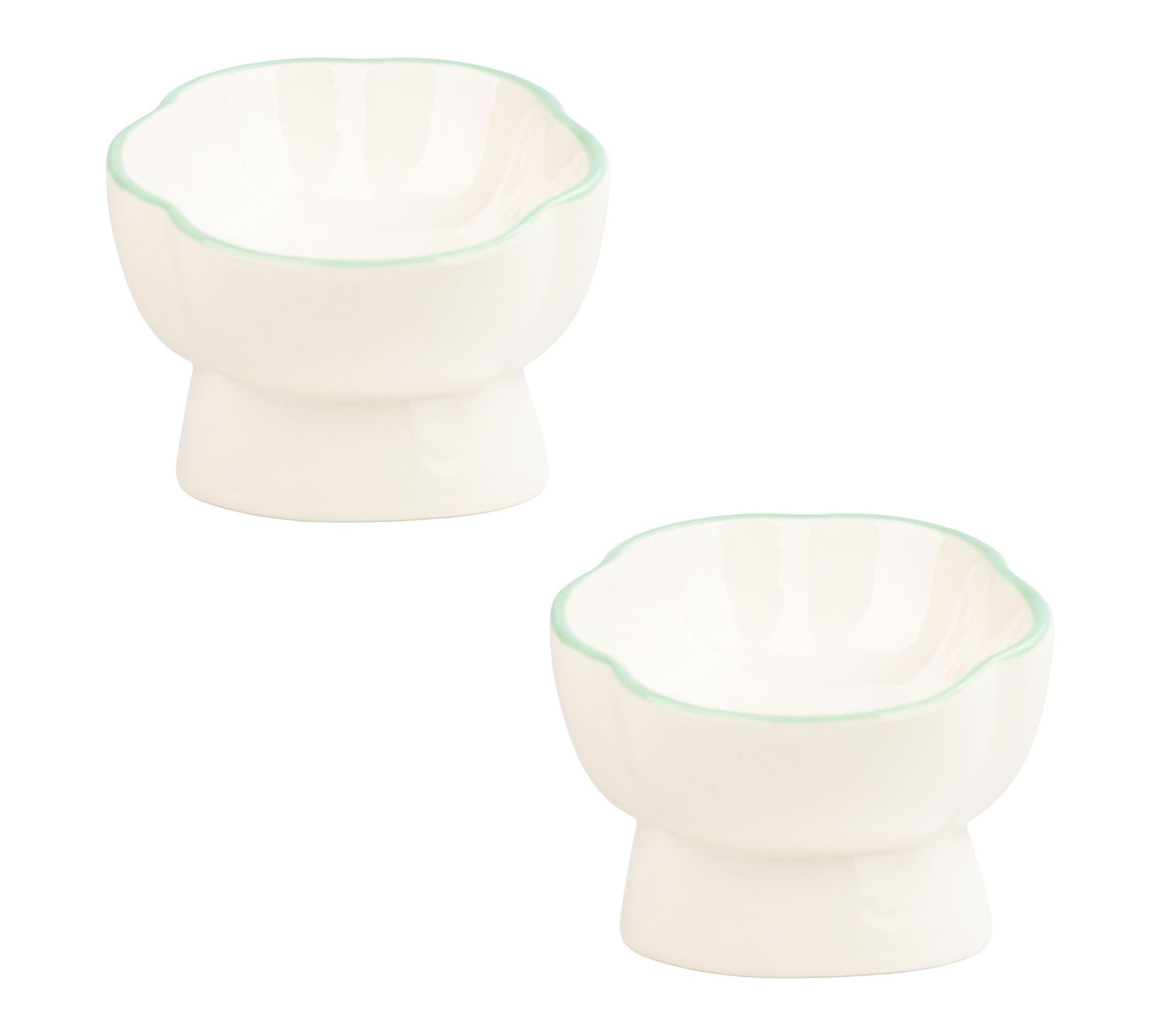10 Strawberry S treet Set of 2 Paws Up Elevate d Pet Bowl, Sma