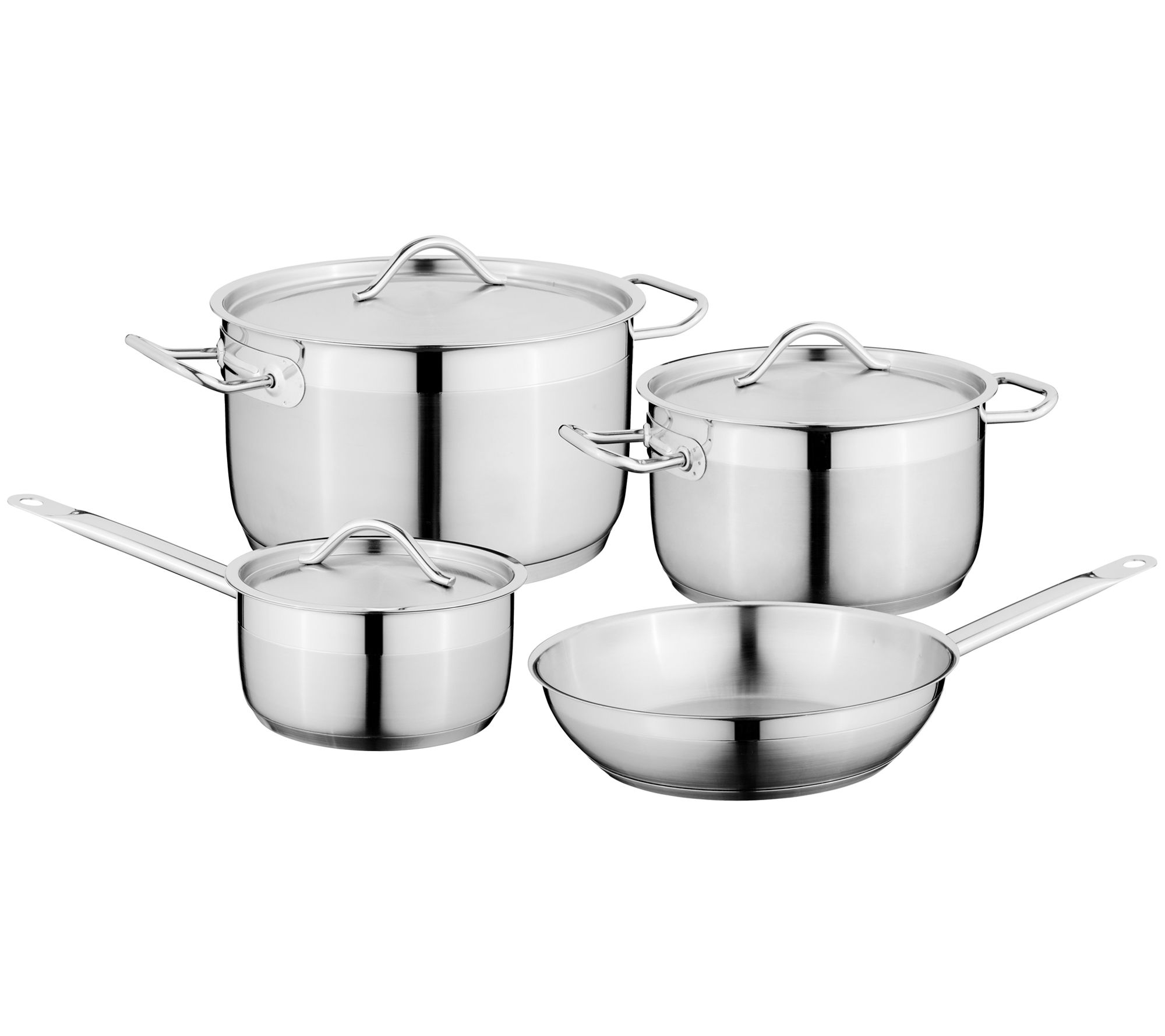 BergHOFF Ouro Gold 11Pc 18/10 Stainless Steel Cookware Set with