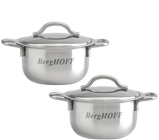 BergHOFF Set of 2 Mini Pots
