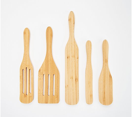 Mad Hungry 5-Piece Multi-Use Bamboo Spurtle Set
