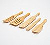 Mad Hungry 5-Piece Multi-Use Bamboo Spurtle Set, 2 of 2
