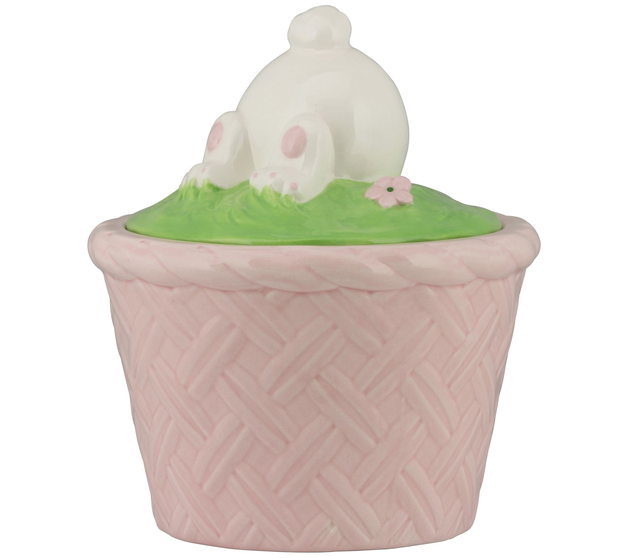 10 Strawberry Street 2pc Bunny Bottom Cupcake Canister Set