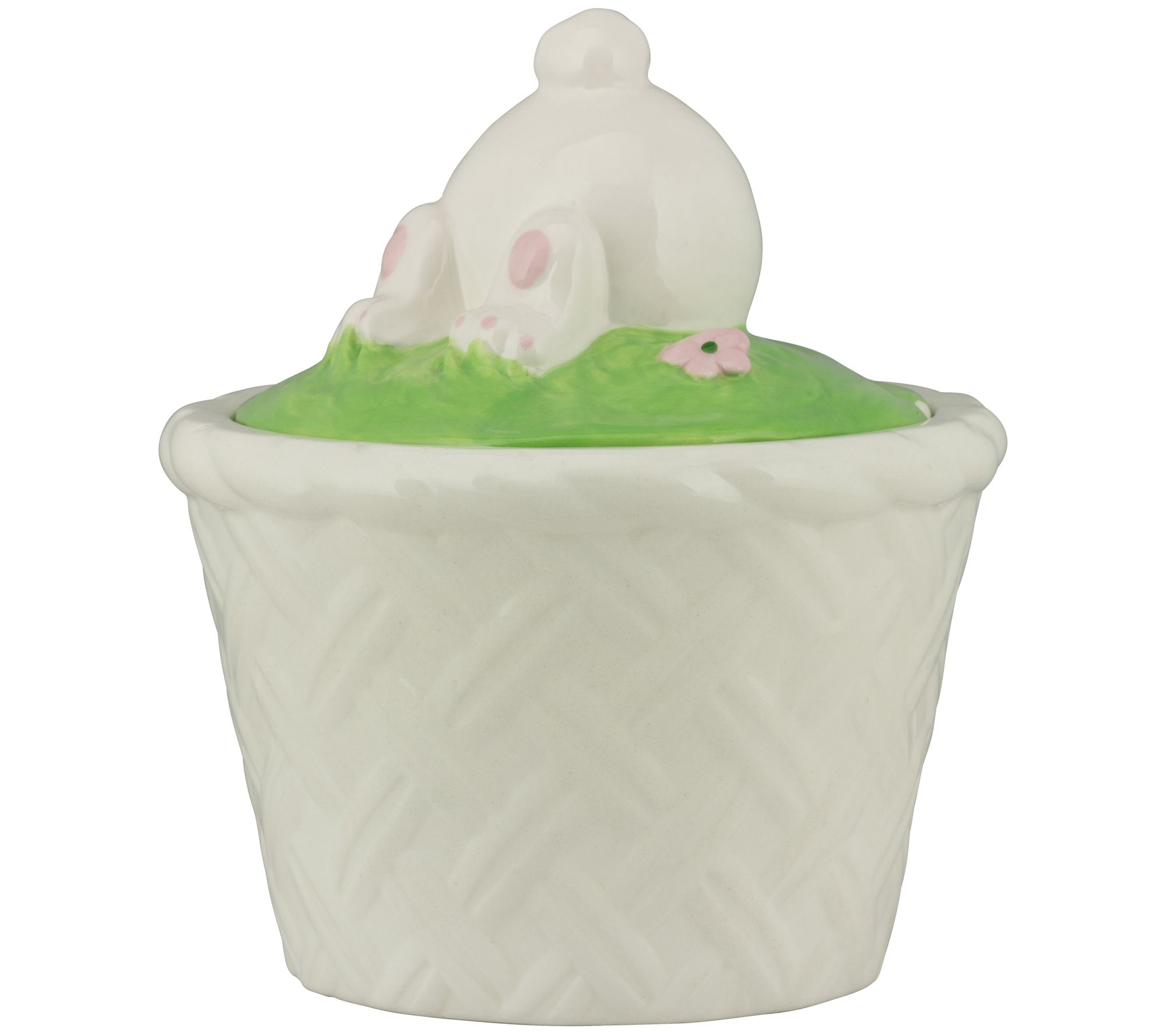 10 Strawberry Street 2pc Bunny Bottom Cupcake Canister Set