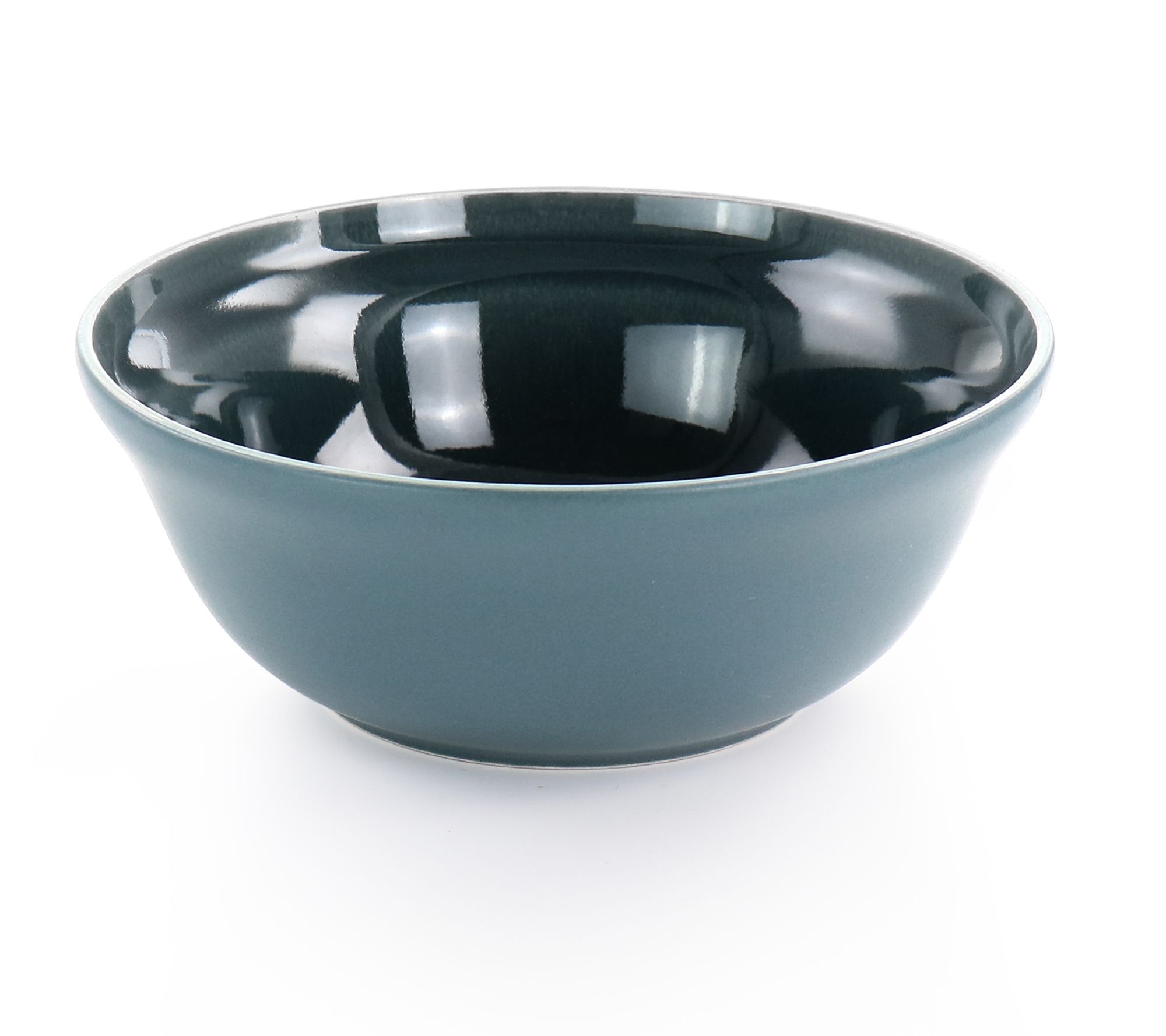 Martha Stewart Portillo Set of (6) 6.5 Stoneware Bowls 