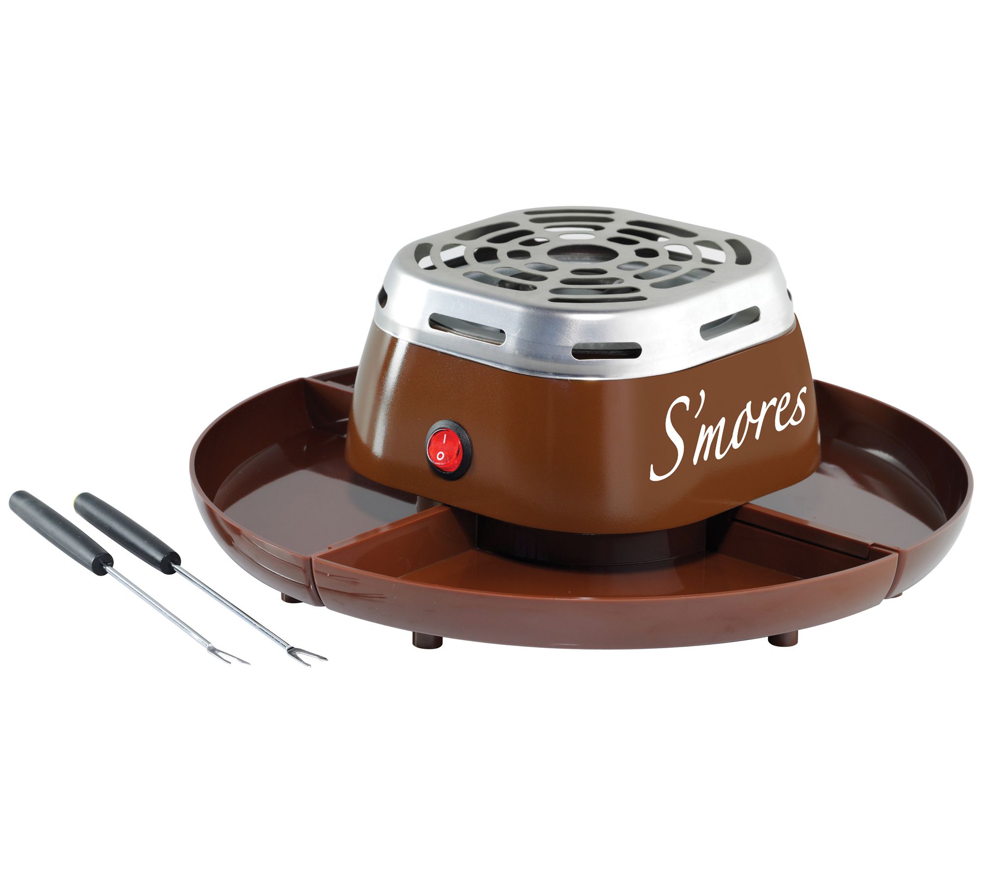 Nostalgia Electric S'Mores Maker with 2 Roastin g Forks