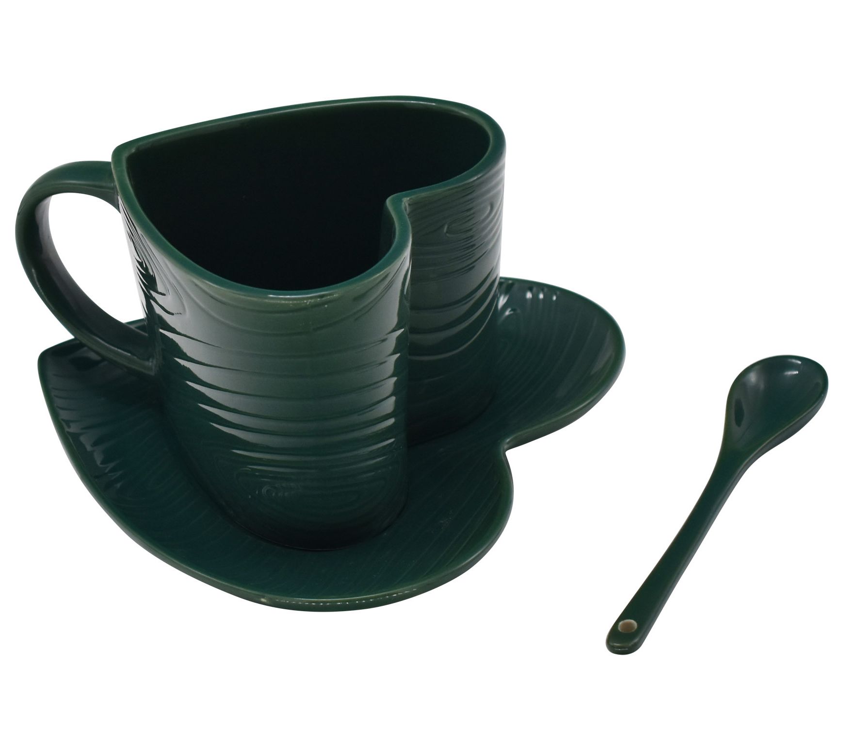 Temp-tations Woodland 18-oz Figural Mug with Plate and Spoon