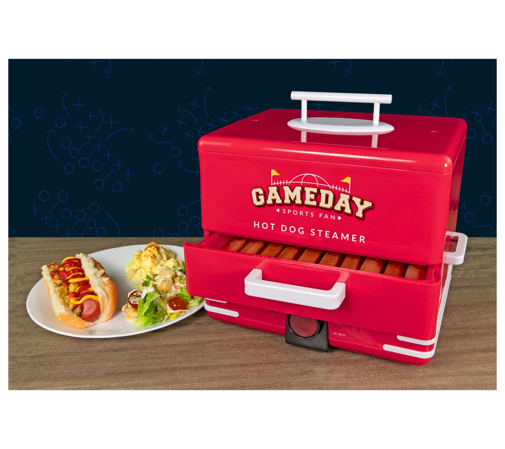Game Day Hot Dog Steamer