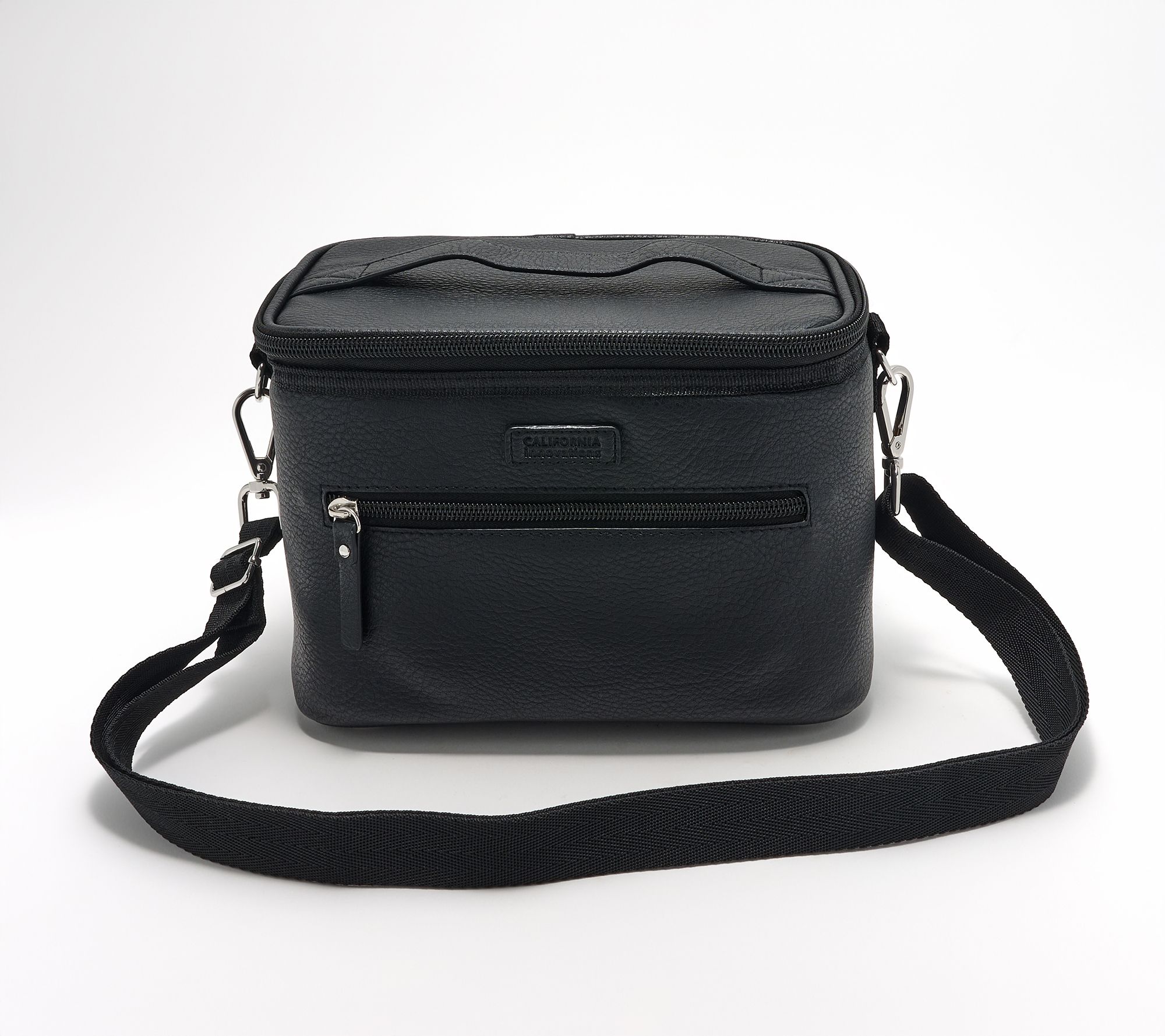 California Innovations 6 Can Insulated Faux Leather Lunch Tote