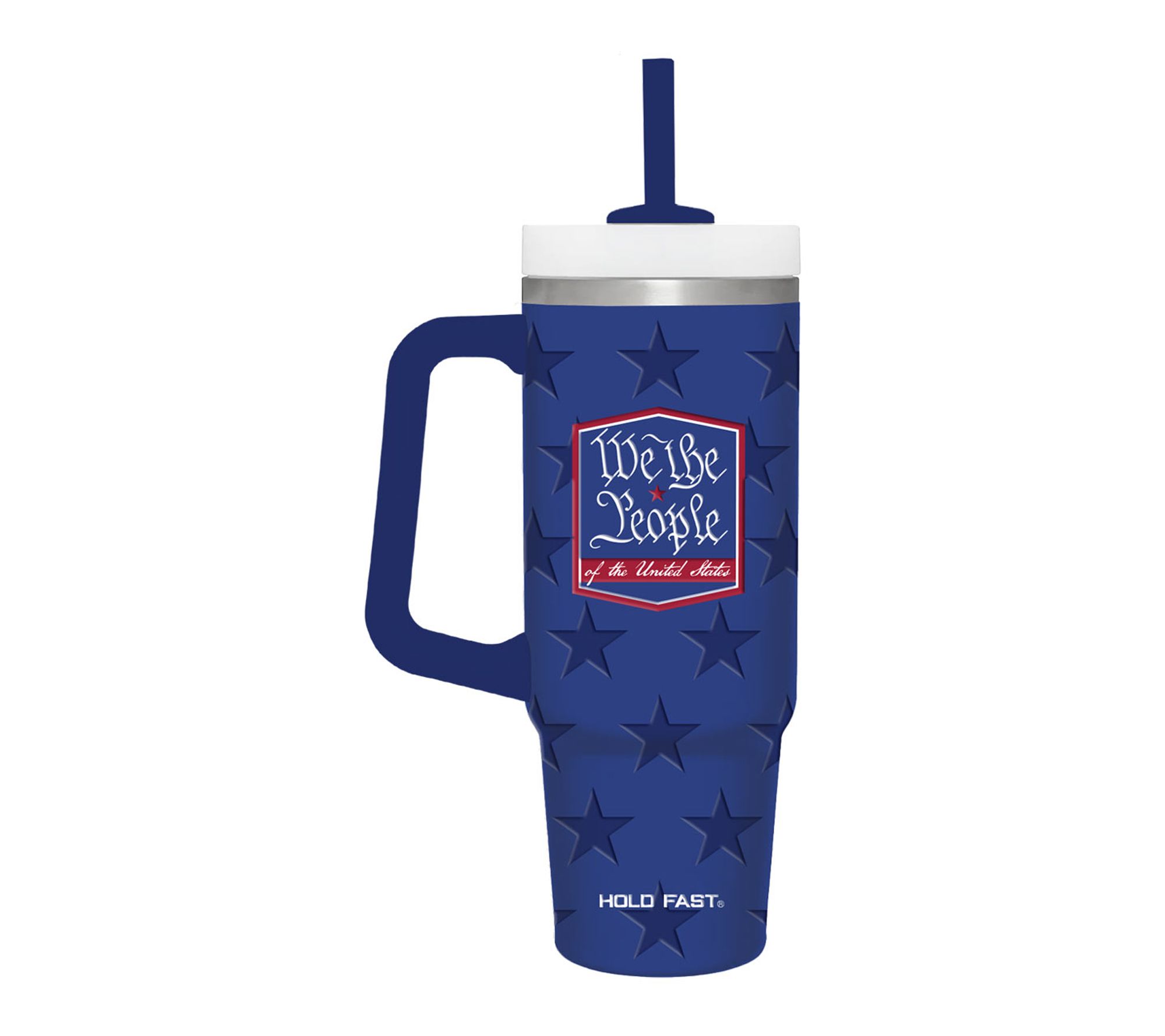 HOLD FAST 30 oz Stainless Steel Mug With Straw