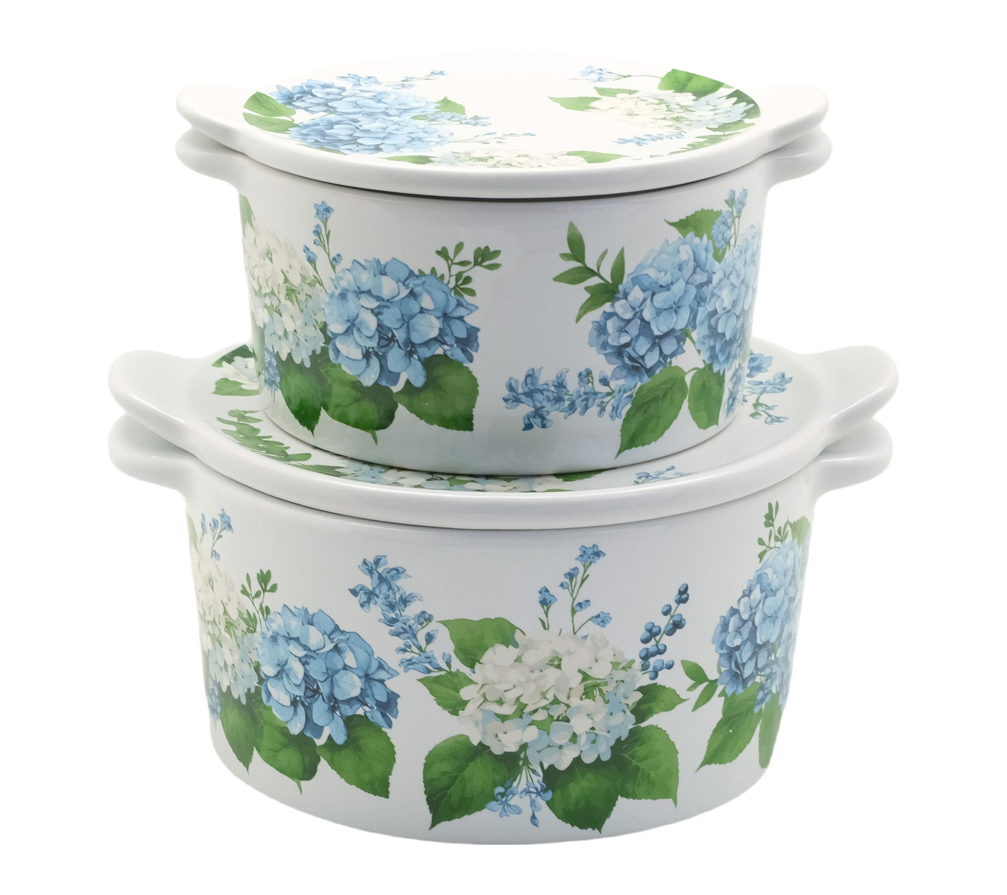 "As Is" Temp-tations Set/2 Round Bakers with Lid-Its