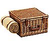 Picnic at Ascot Cheshire Willow Picnic Basket w/ Blanket for 2, 1 of 4