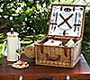 Picnic at Ascot Cheshire Willow Picnic Basket w/ Blanket for 2, 4 of 4