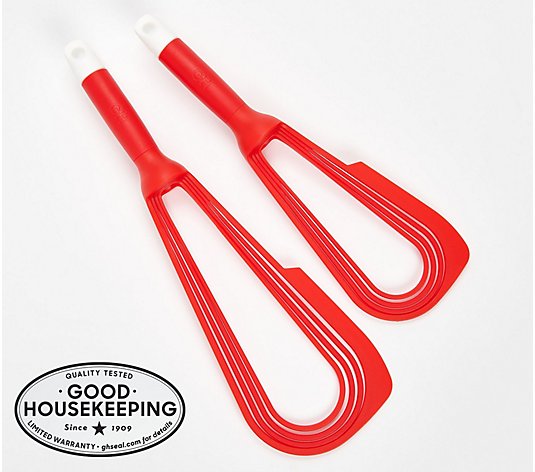 Good Housekeeping Set of 2 Foldable Whisks
