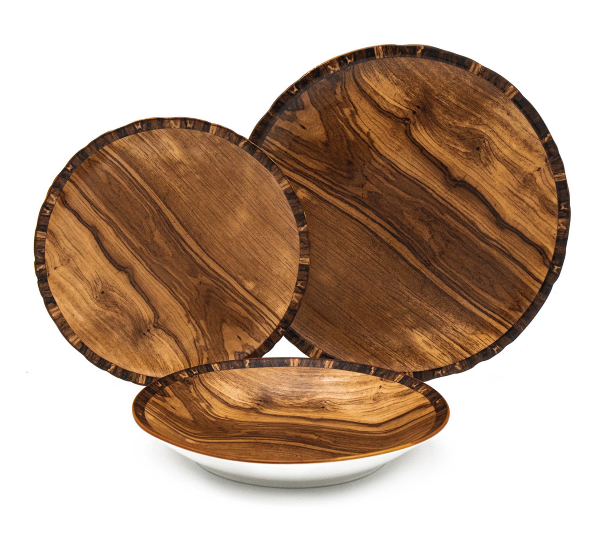 Godinger Foret Porcelain 12 Piece Dinnerware Set