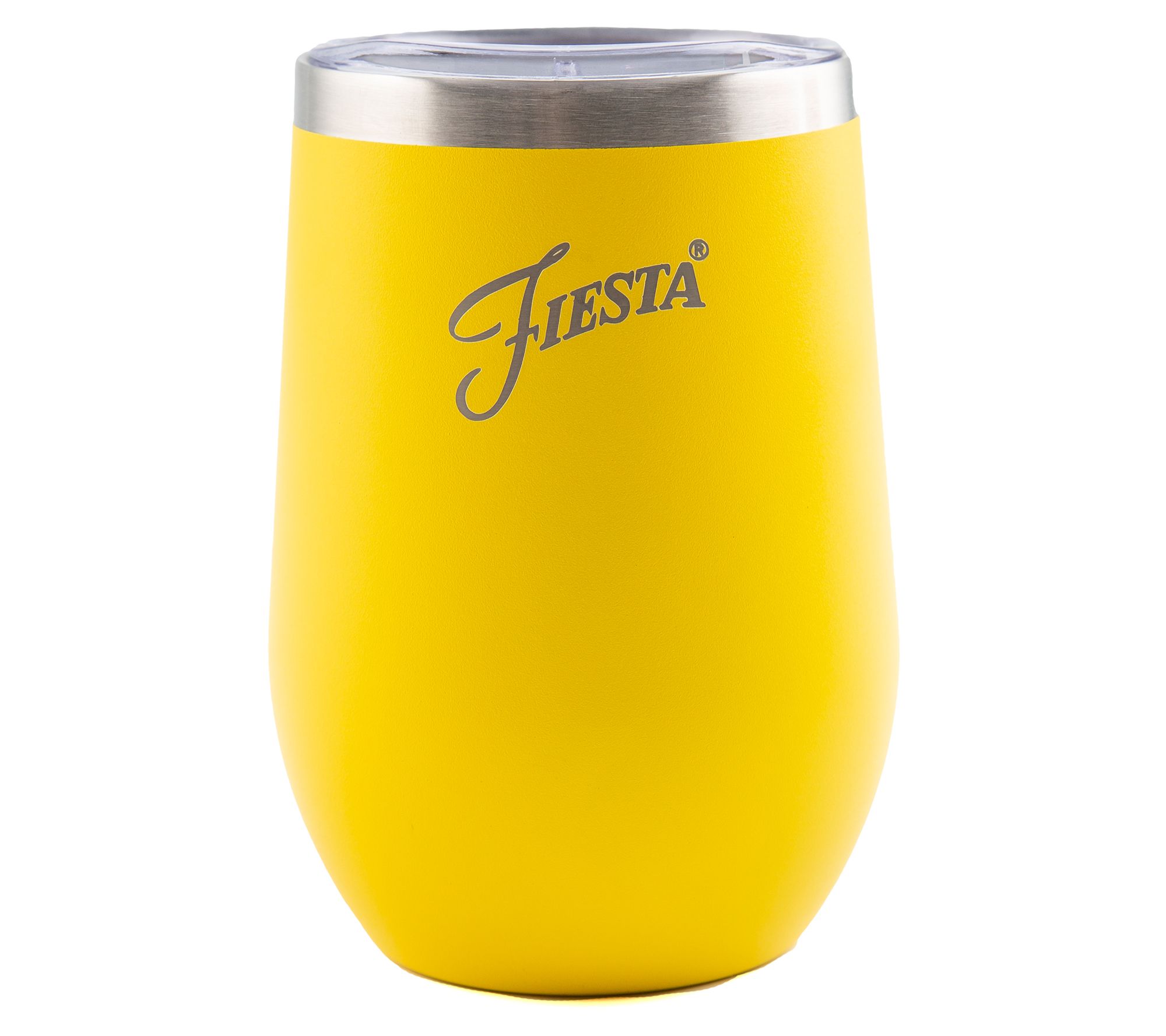 Fiesta (4) 15oz. Multi-Color Insulated Wine Tum blers 